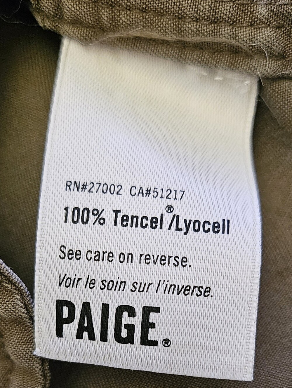 $10 w/$15+ Bundle Paige Collared Shirt dress In Dresser Olive With Tie Waist - Picture 10 of 11